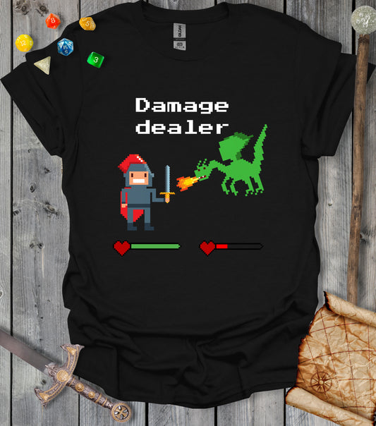 Damage dealer - Pixel art - T-shirt