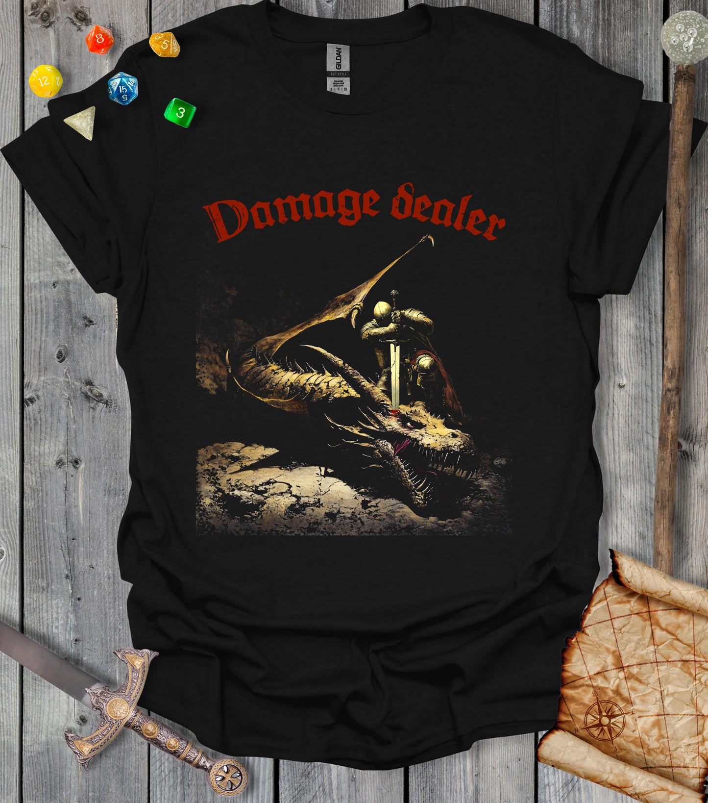 Damage dealer - Dragonslayer - T-shirt