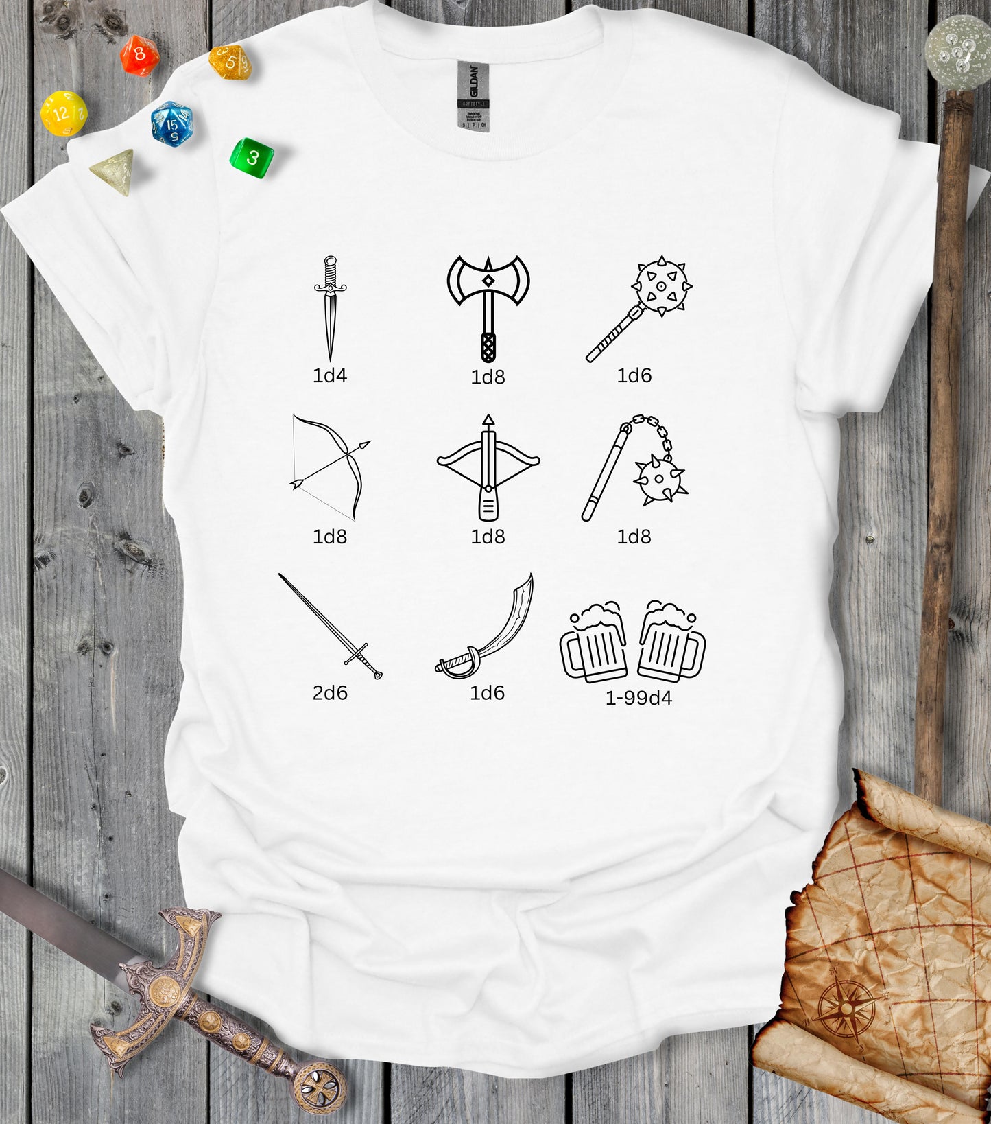 Damage dealer - Weapons - T-shirt