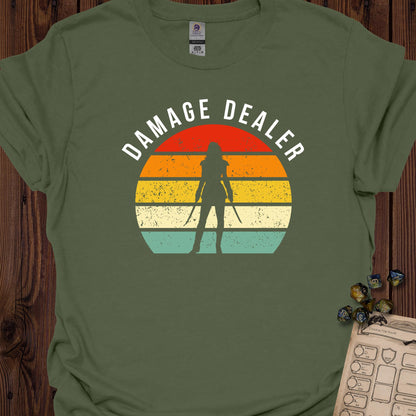 Damage dealer - Female warrior - MilitaryGreen