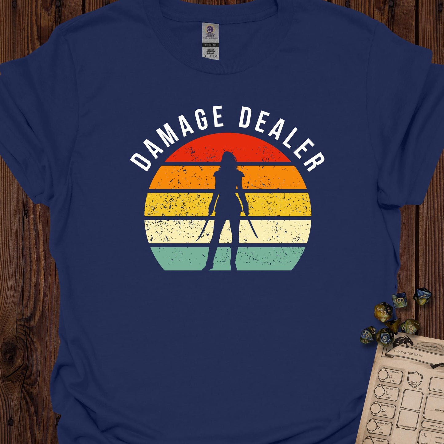 Damage dealer - Female warrior - Navy