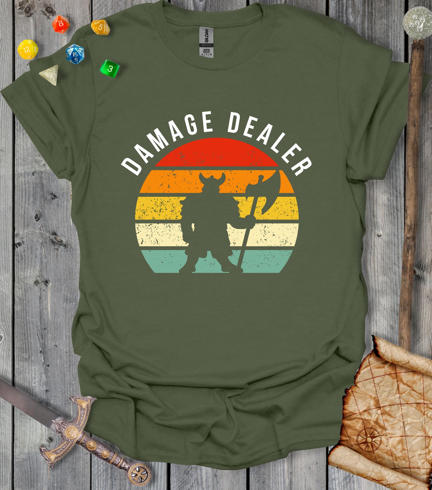 Damage dealer - Barbarian - T-shirt