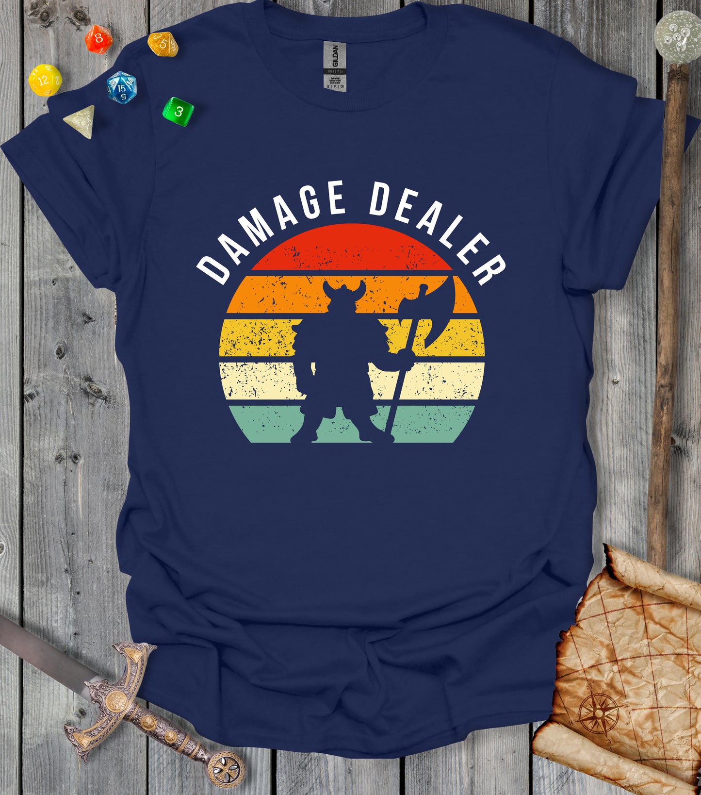 Damage dealer - Barbarian - T-shirt