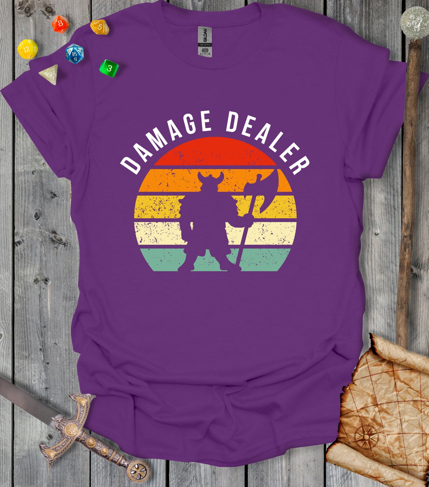 Damage dealer - Barbarian - T-shirt