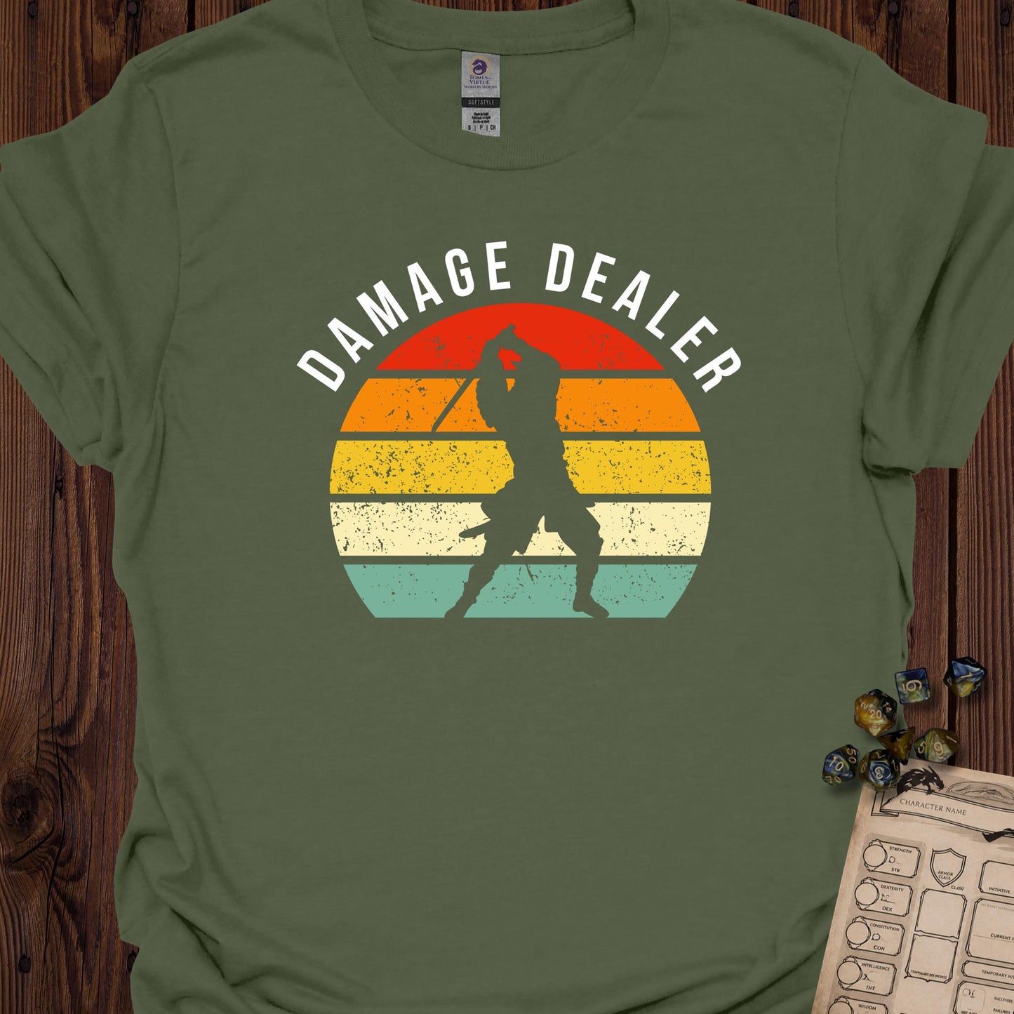Damage dealer - Swordsman - MilitaryGreen