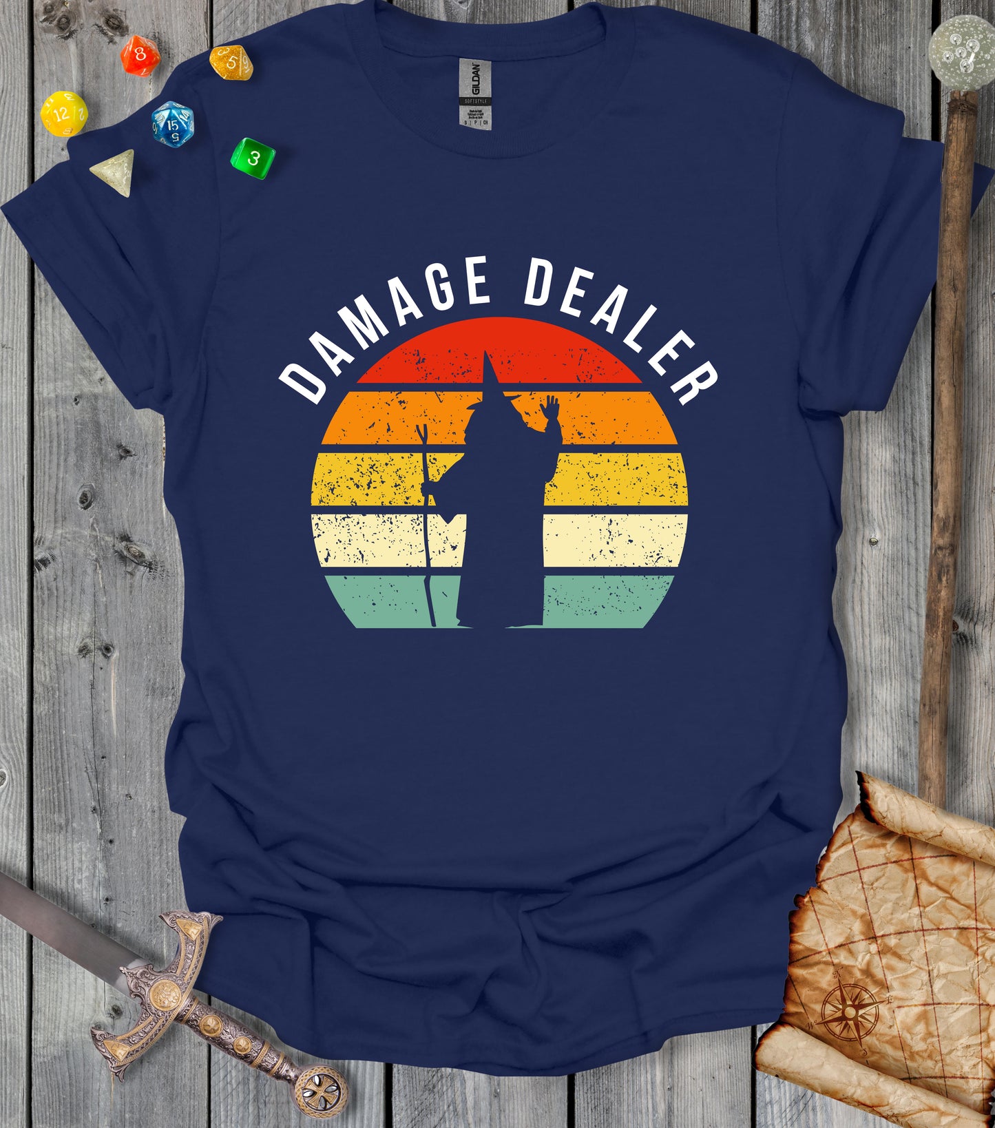 Damage dealer - Wizard - T-shirt