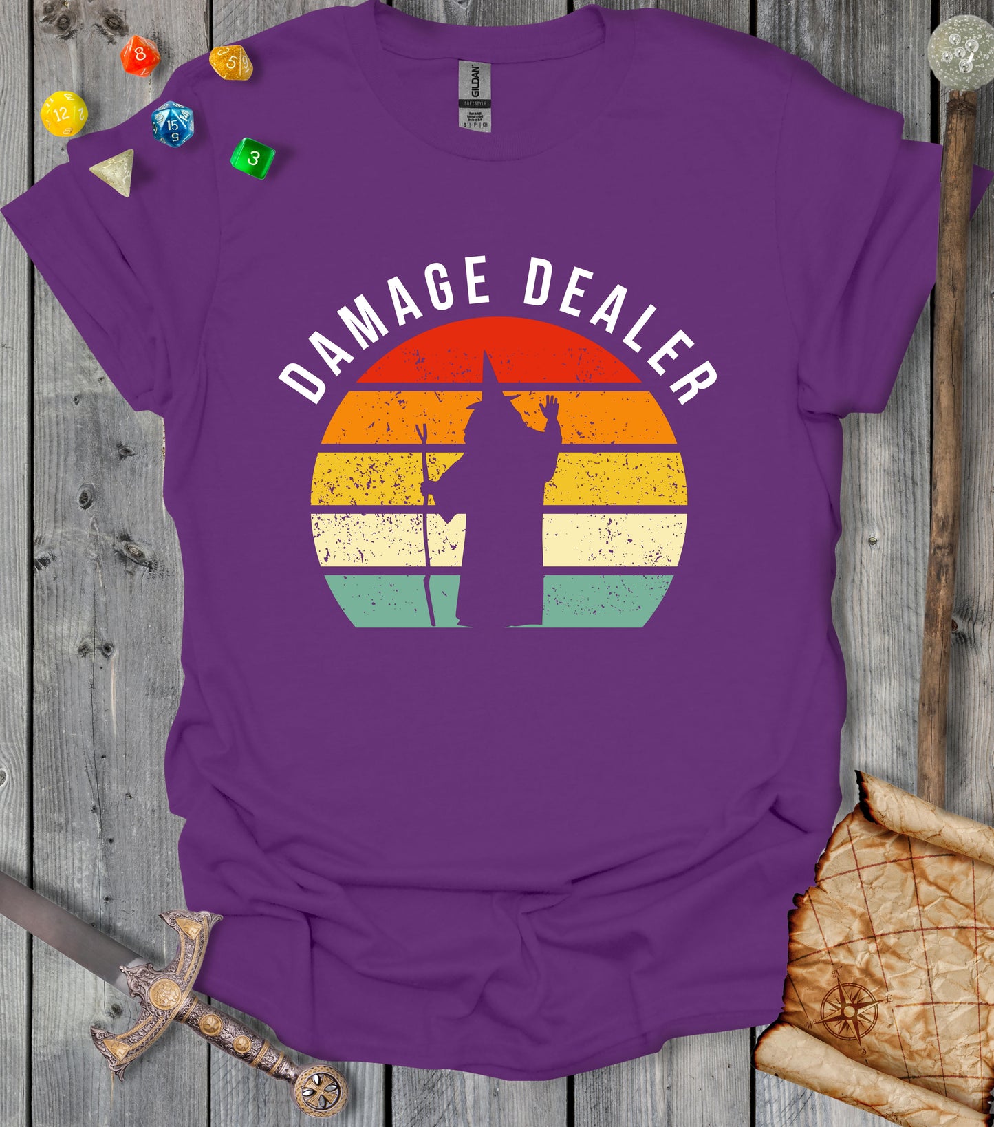 Damage dealer - Wizard - T-shirt