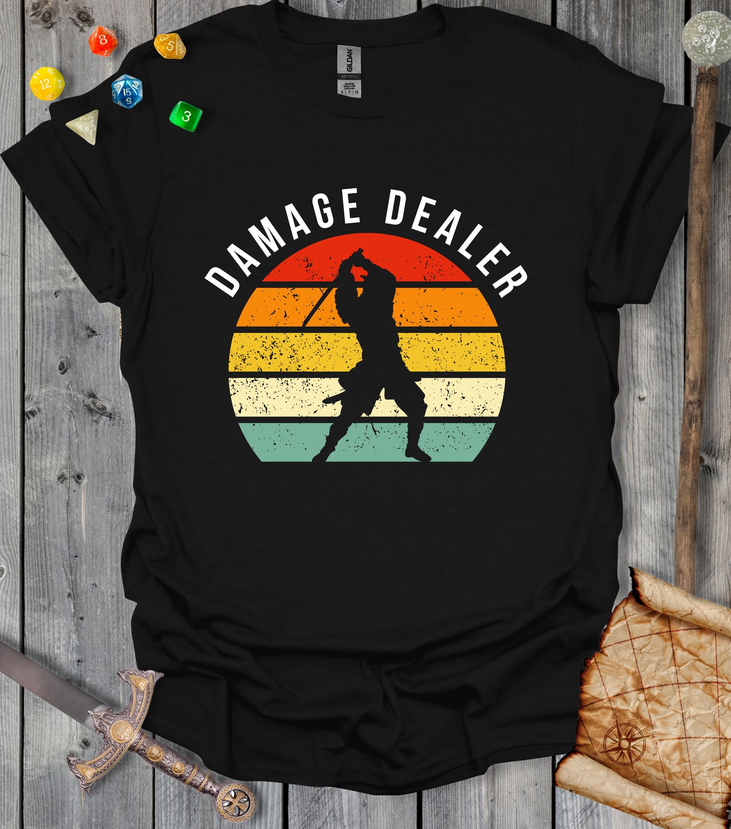 Damage dealer - Swordsman - T-shirt