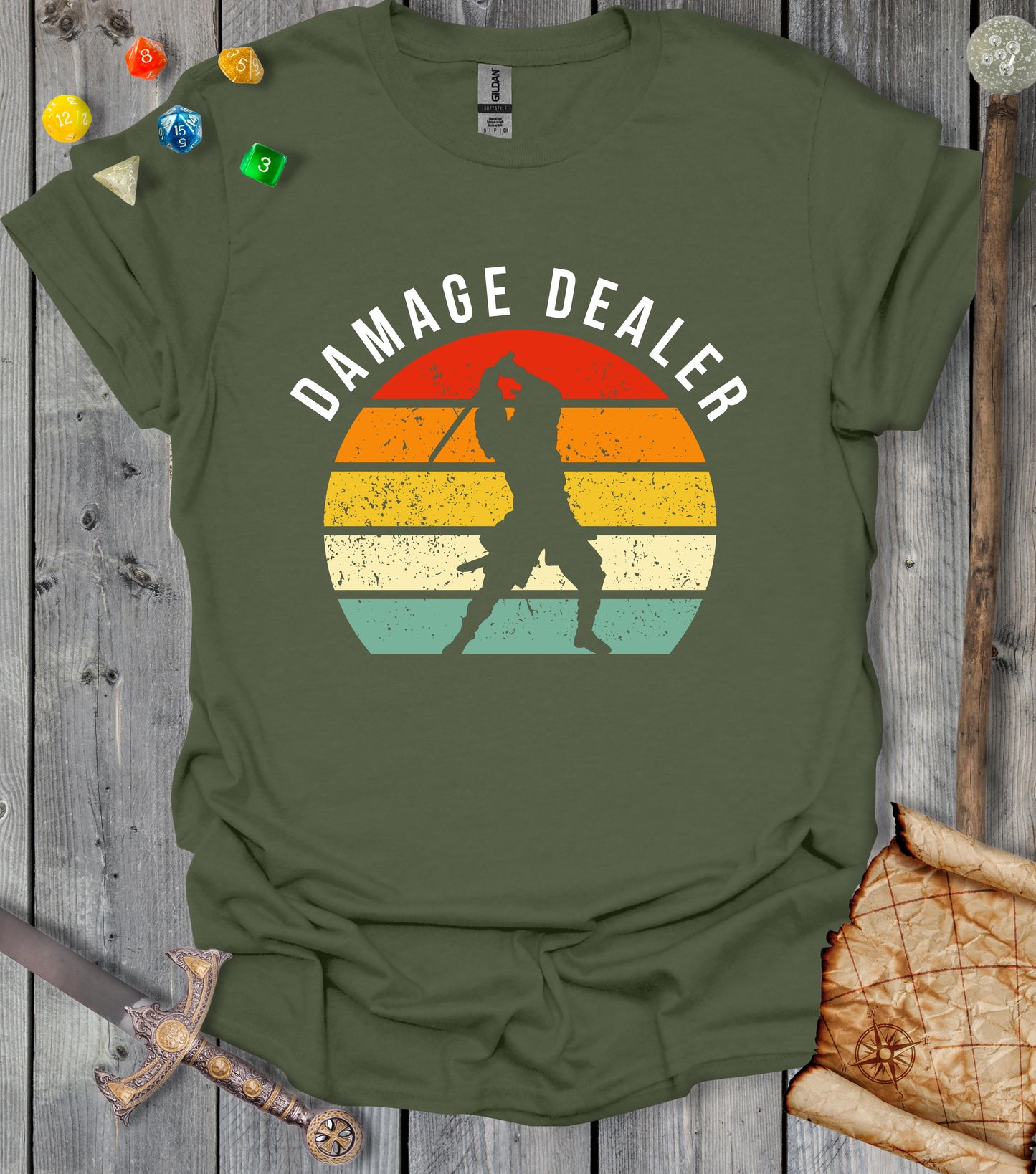 Damage dealer - Swordsman - T-shirt