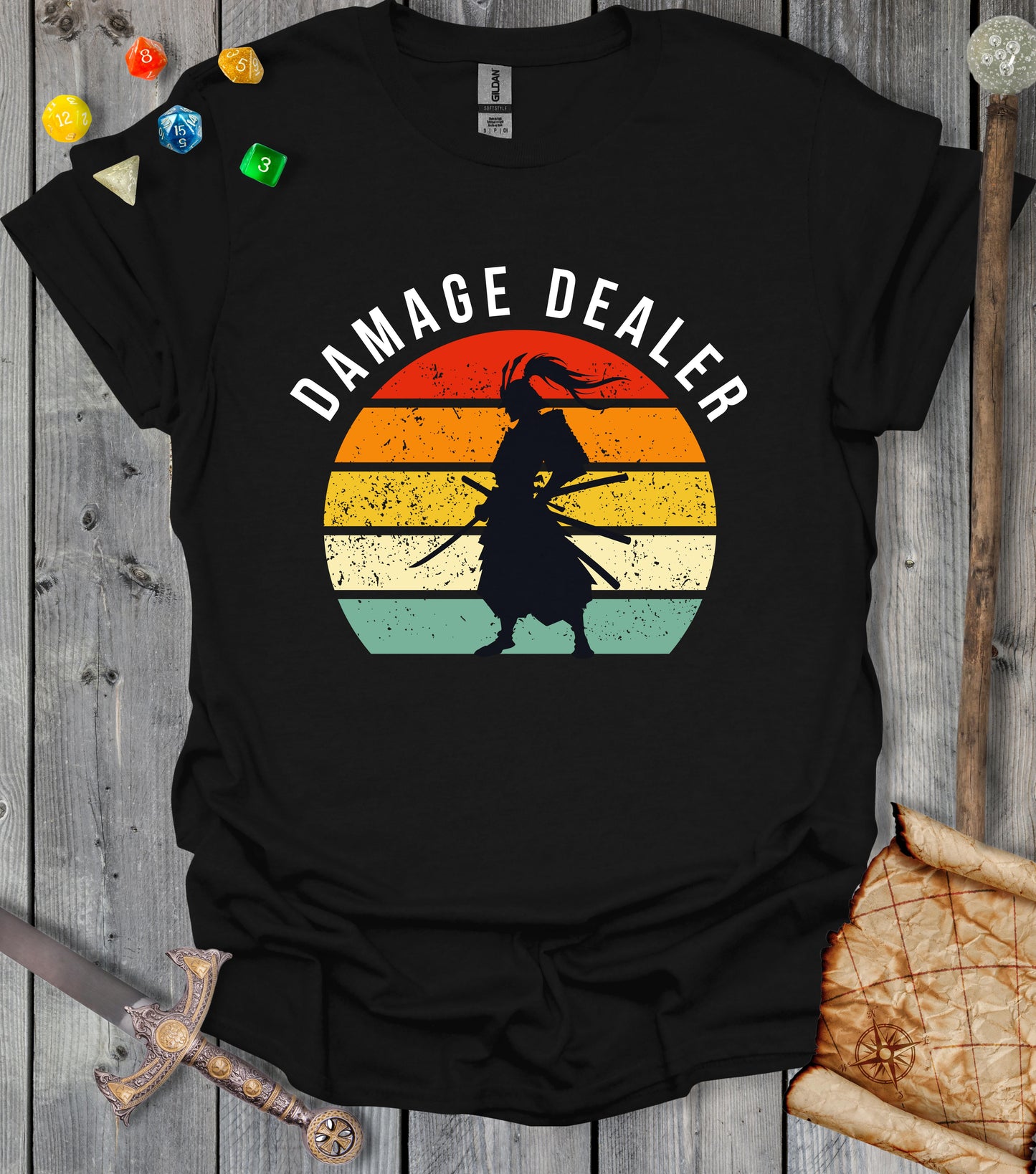 Damage dealer - Samurai - T-shirt