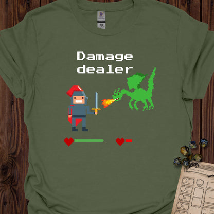 Damage dealer - Pixel art - MilitaryGreen