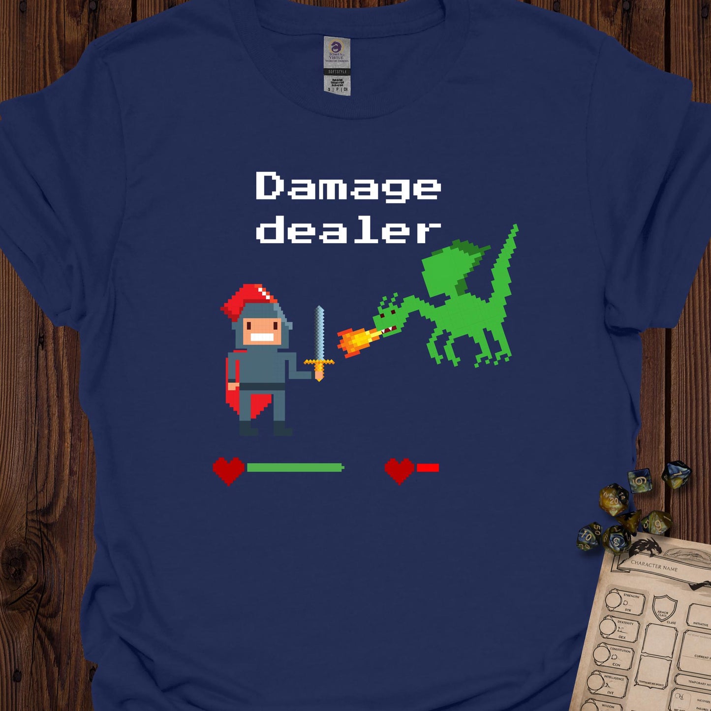 Damage dealer - Pixel art - Navy