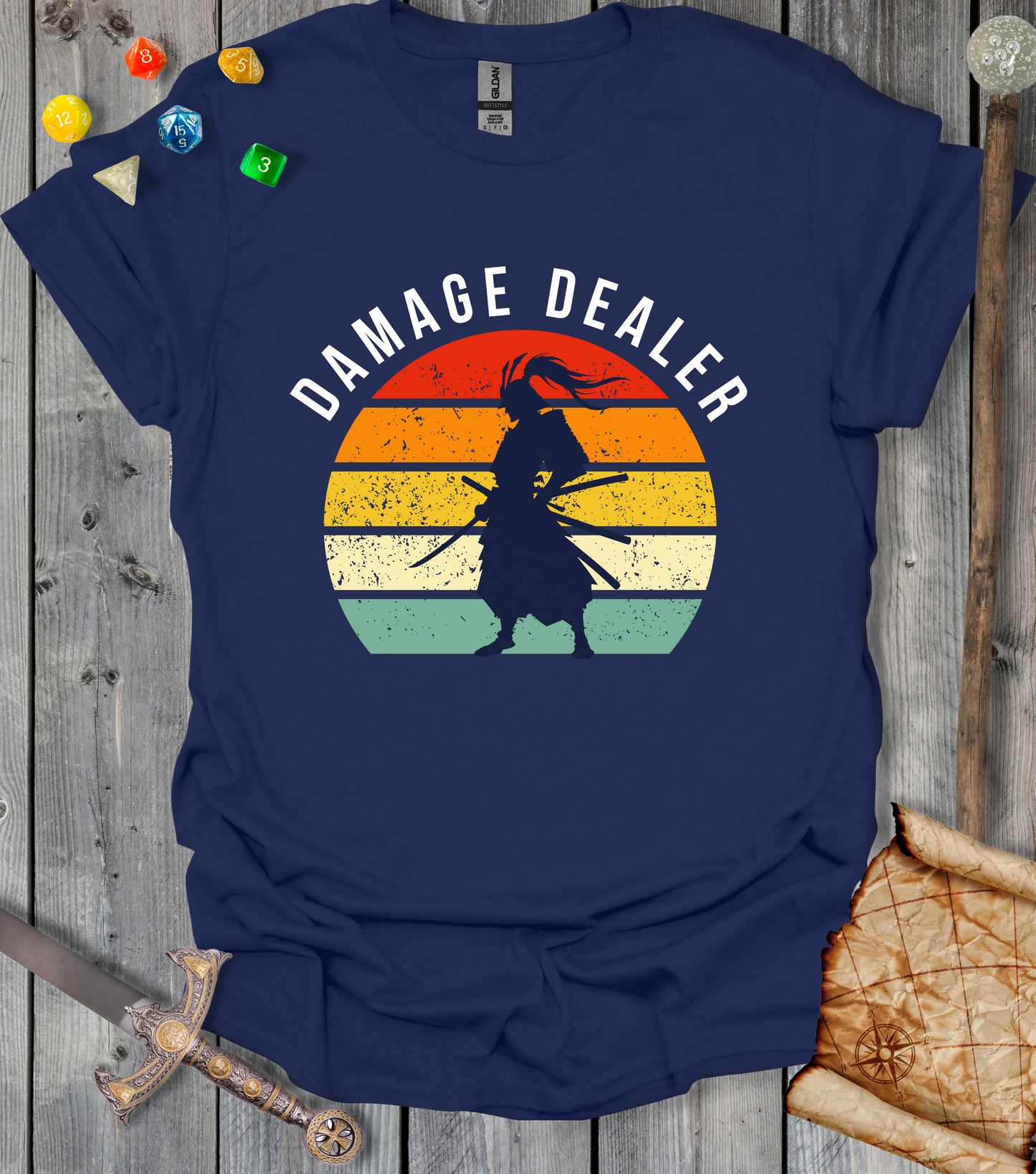 Damage dealer - Samurai - T-shirt