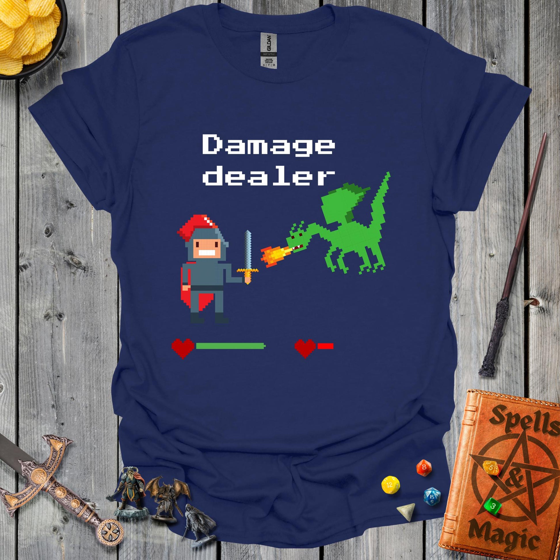 Damage dealer - Pixel art - NavyBlue