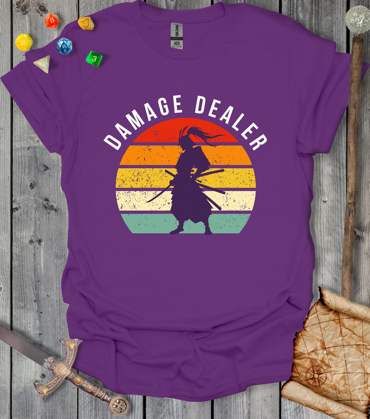 Damage dealer - Samurai - T-shirt