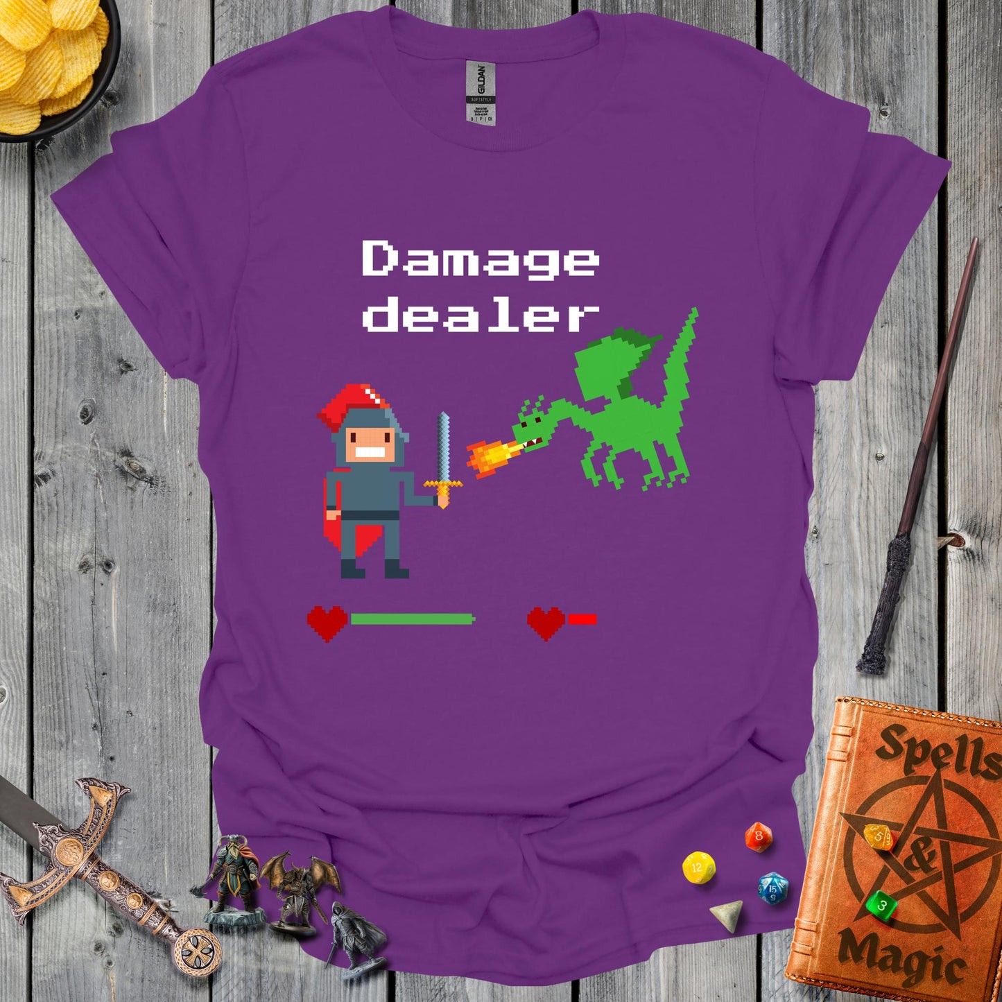 Damage dealer - Pixel art - Purple