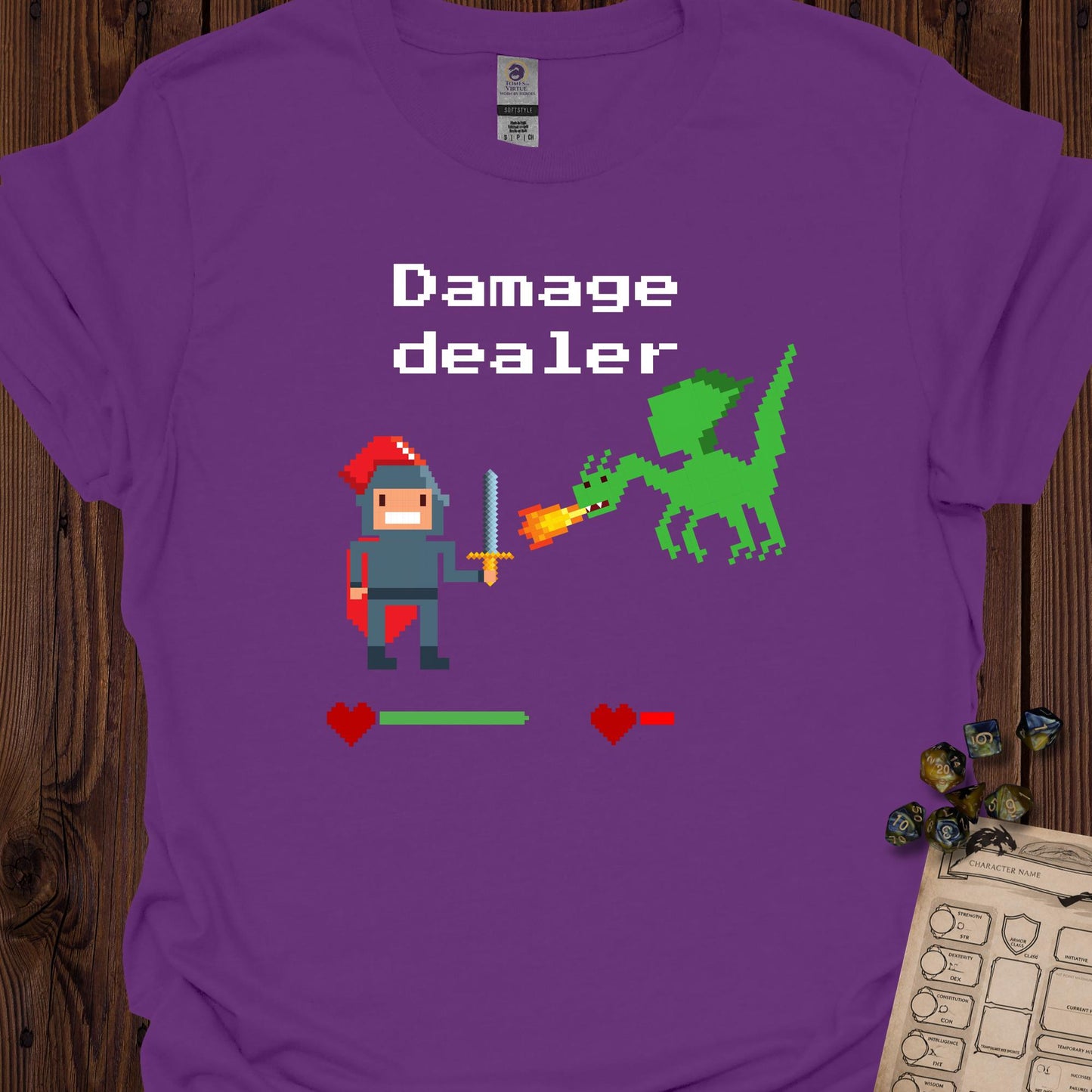 Damage dealer - Pixel art - Purple