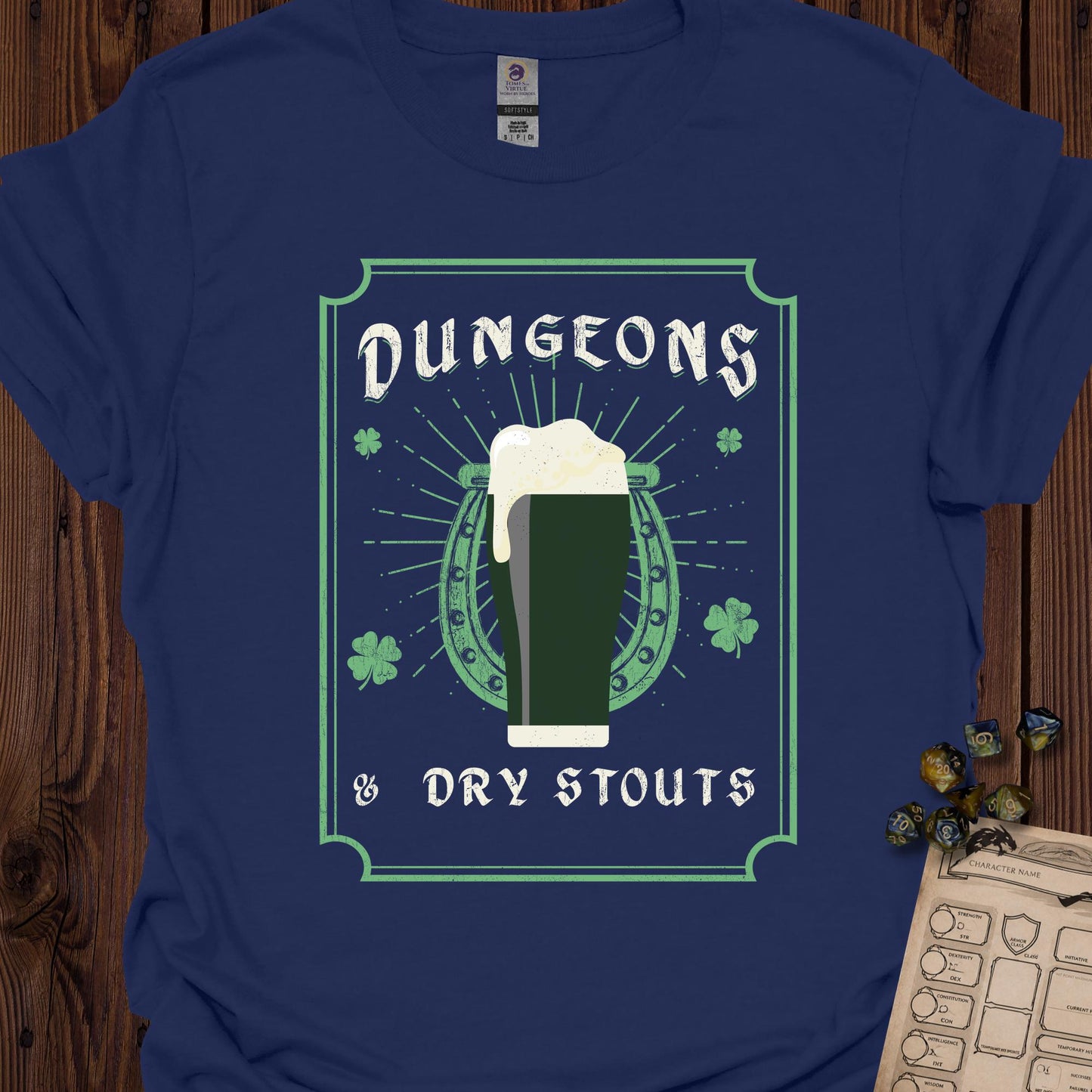 Dungeons and Dry Stouts - Navy