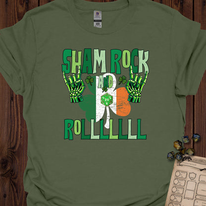 Shamrock and Roll - MilitaryGreen