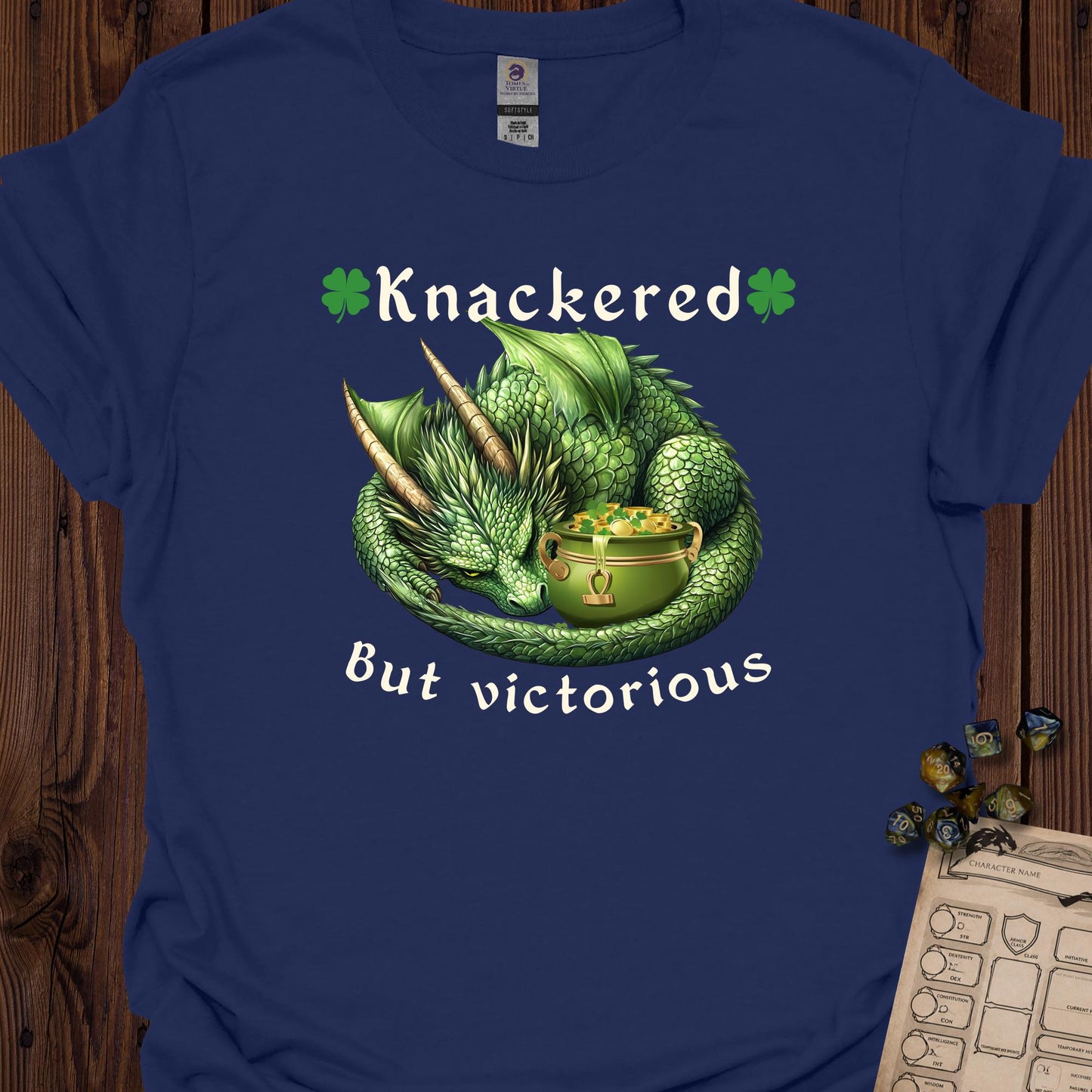 Knackered But Victorious - Navy