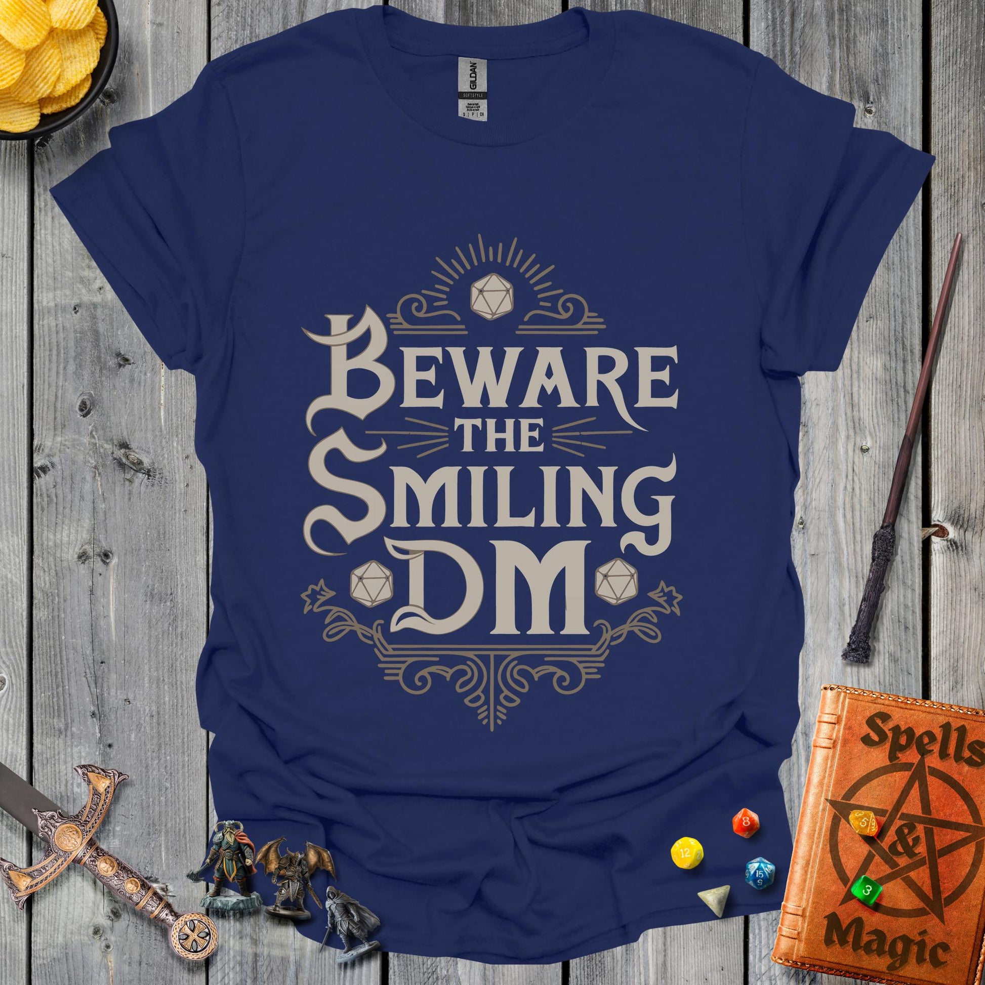 Beware the Smiling DM - NavyBlue
