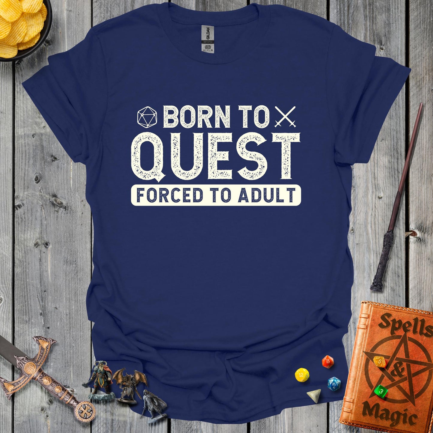 Born to Quest - NavyBlue
