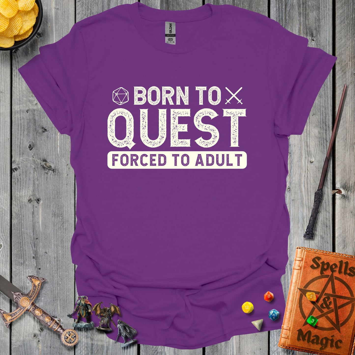 Born to Quest - Purple