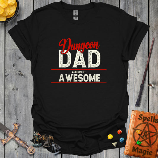 Dungeon Dad Alignment Awesome - Black