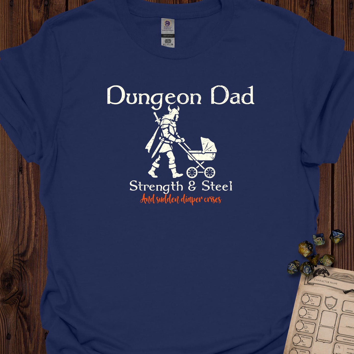 Dungeon Dad Strength - Navy
