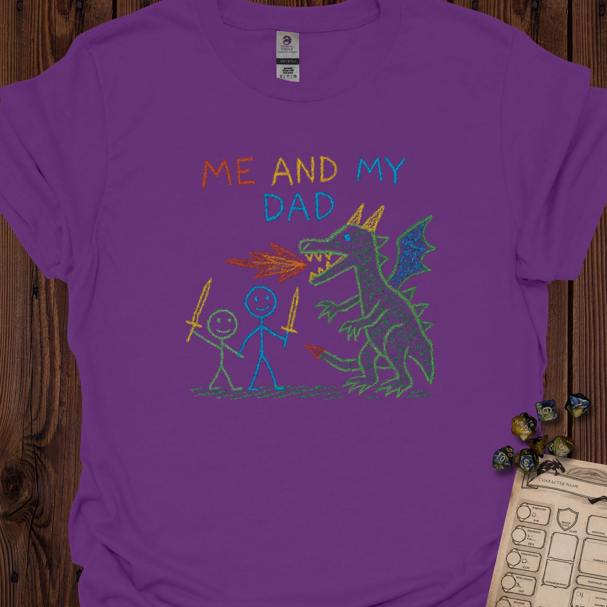 Me and My Dad - Purple