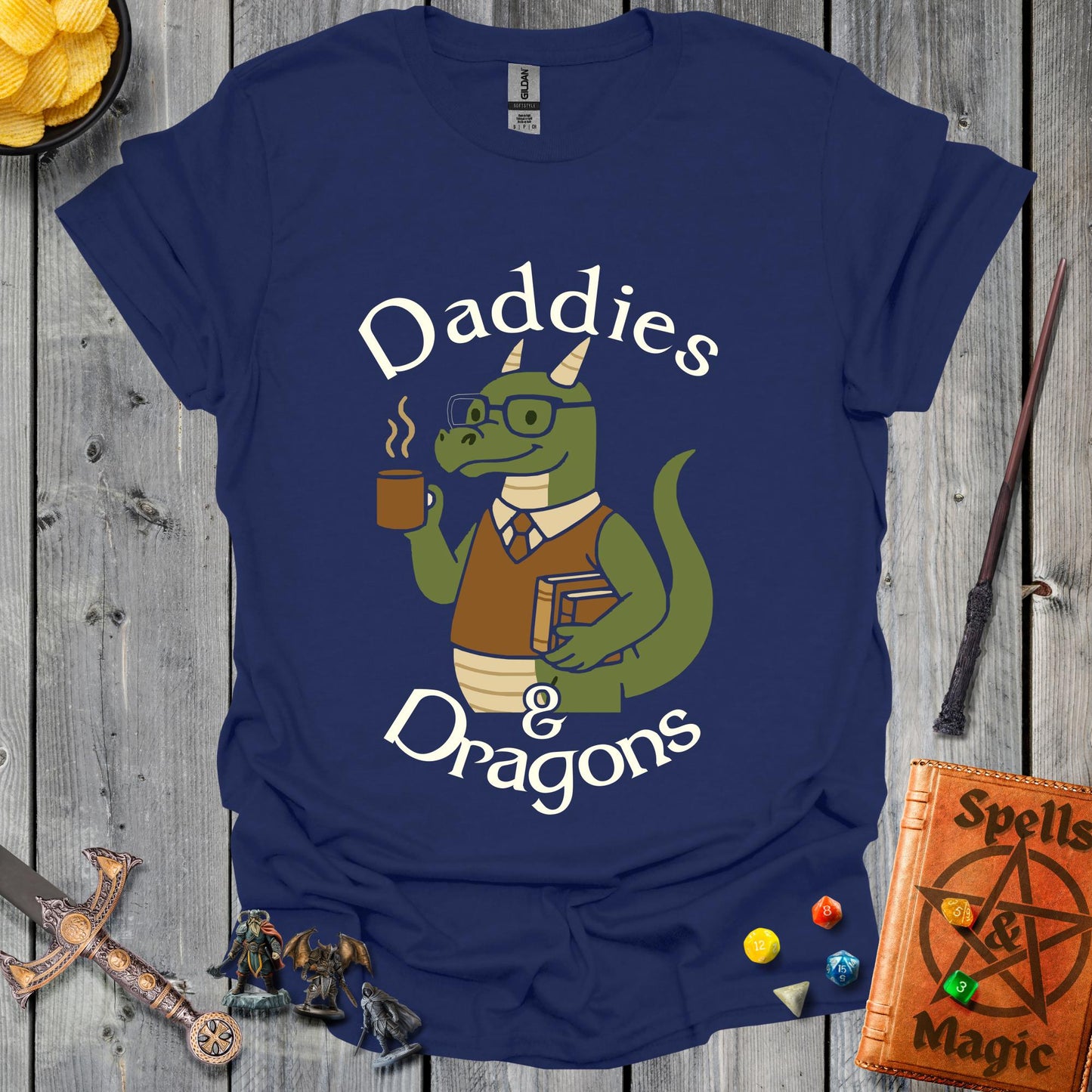 Daddies and Dragons - NavyBlue