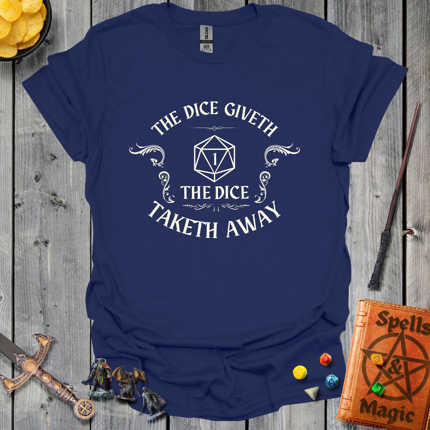 The dice giveth - NavyBlue