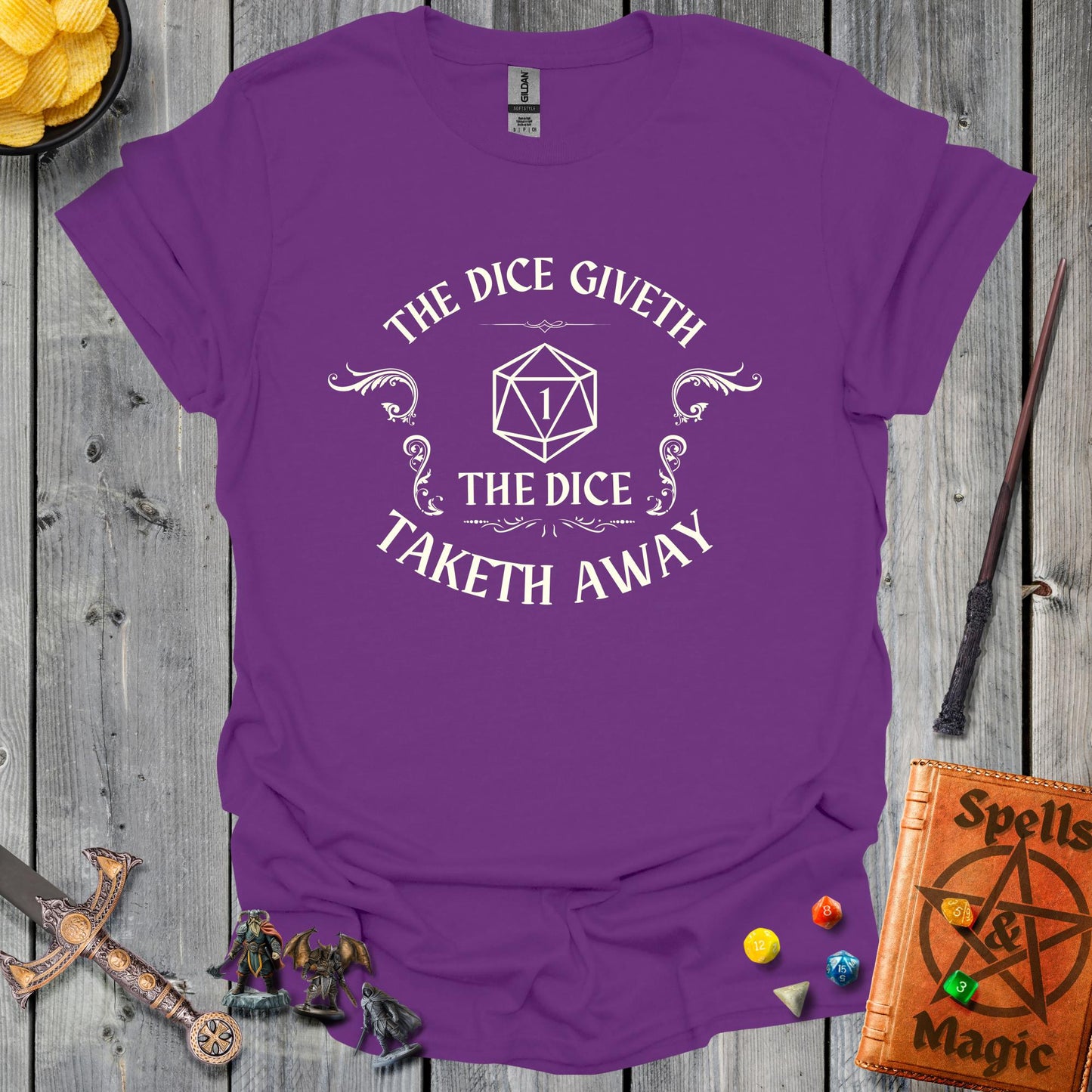 The dice giveth - Purple