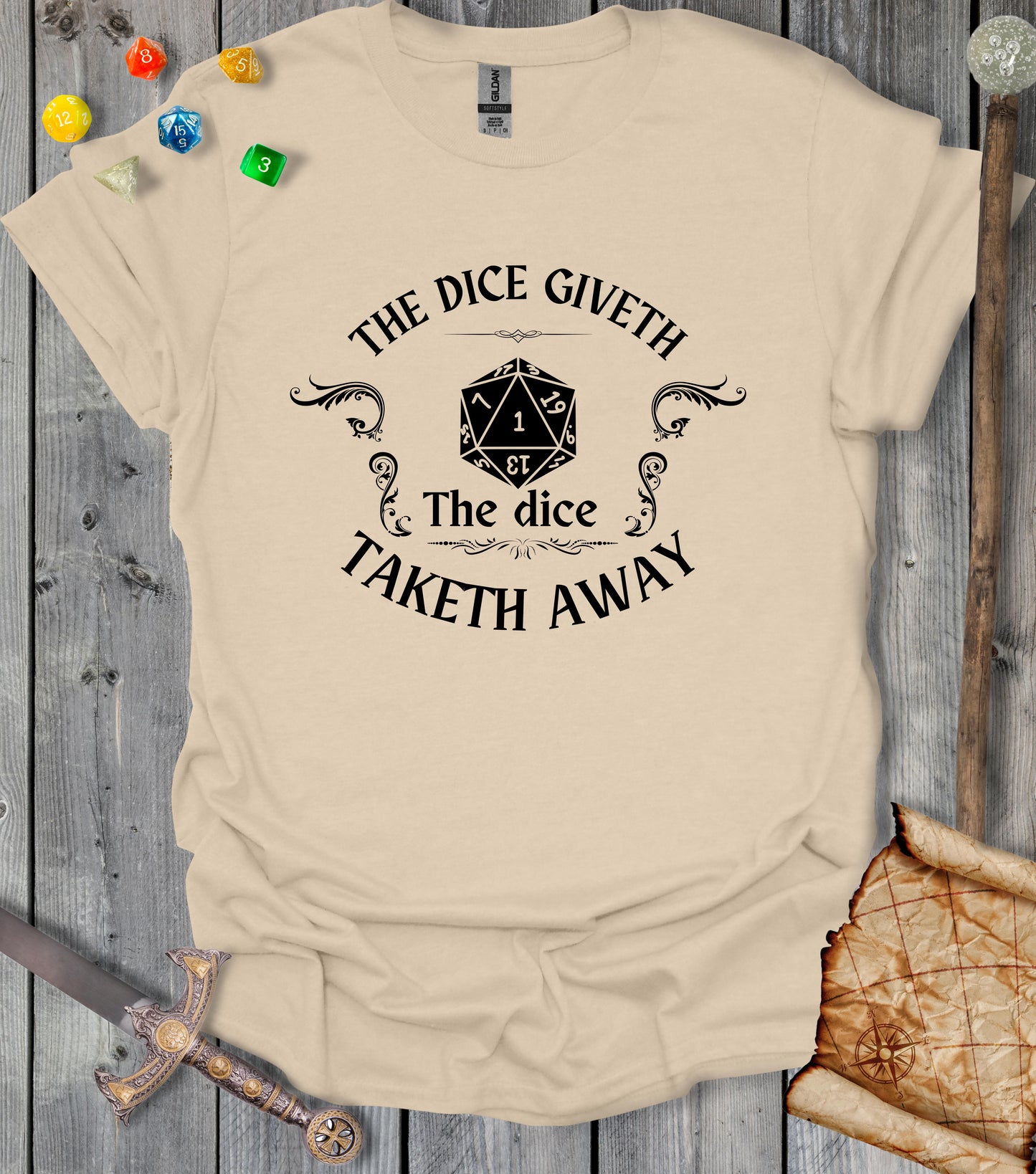 The dice giveth - T-shirt