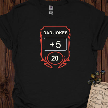 Dad jokes plus 5 - Black