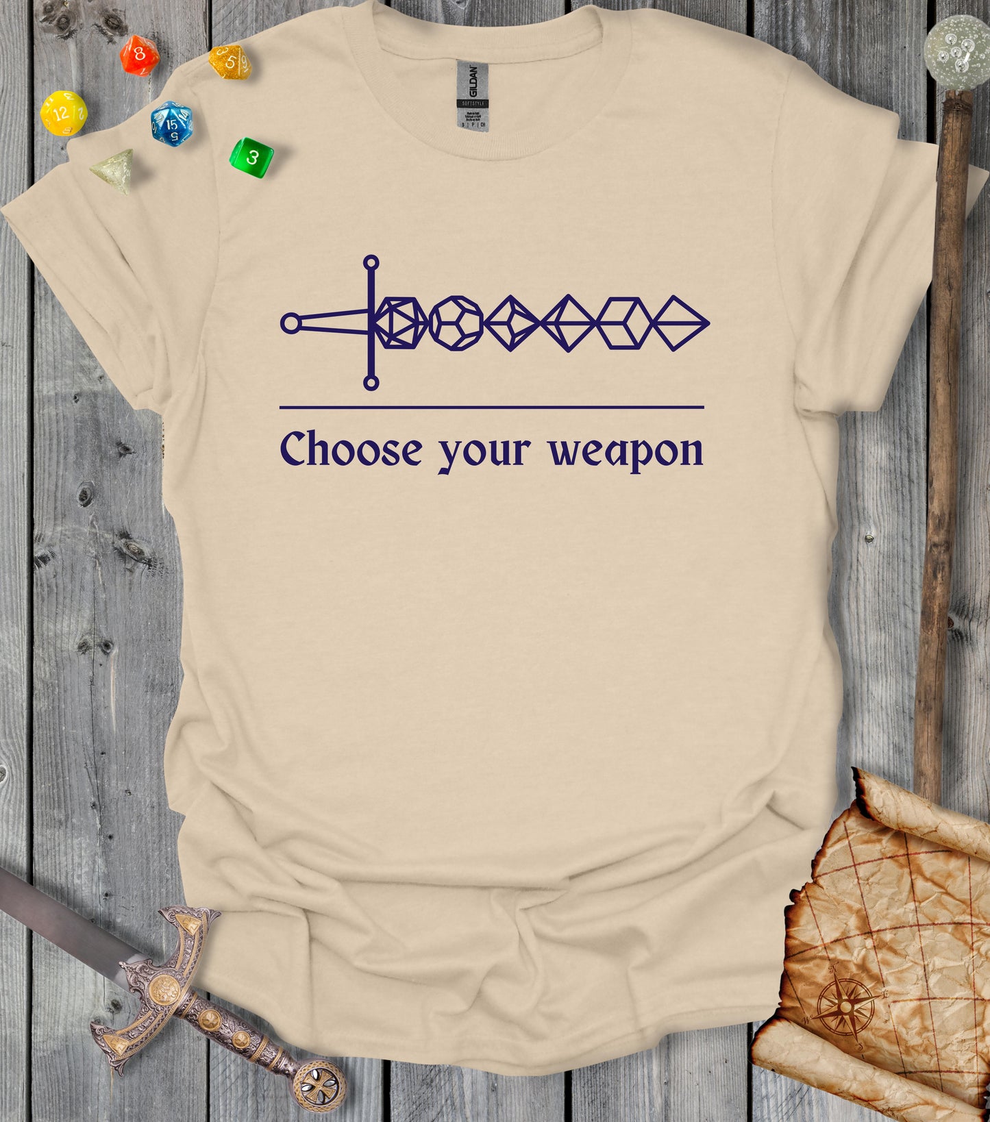 Choose your weapon  - T-shirt