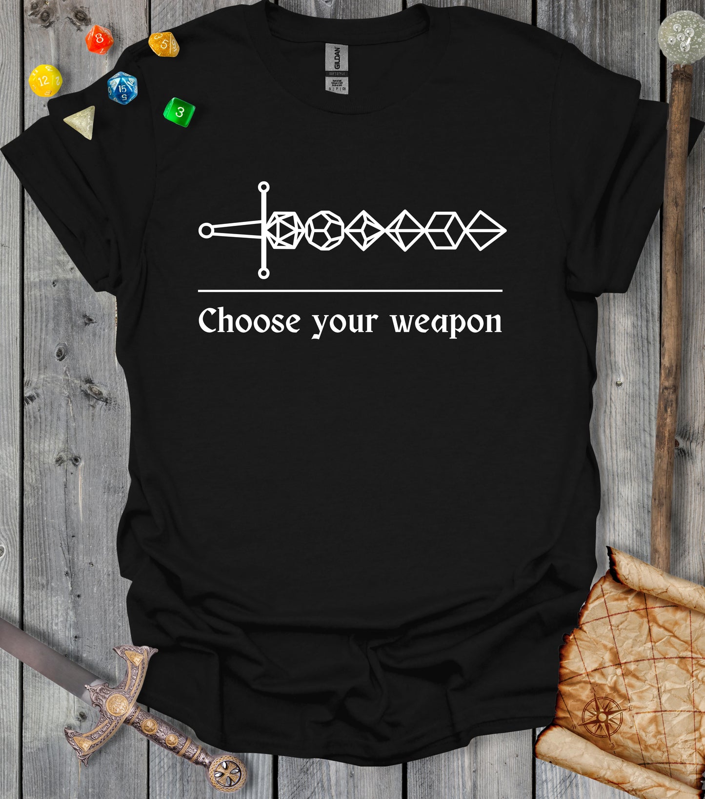 Choose your weapon  - T-shirt