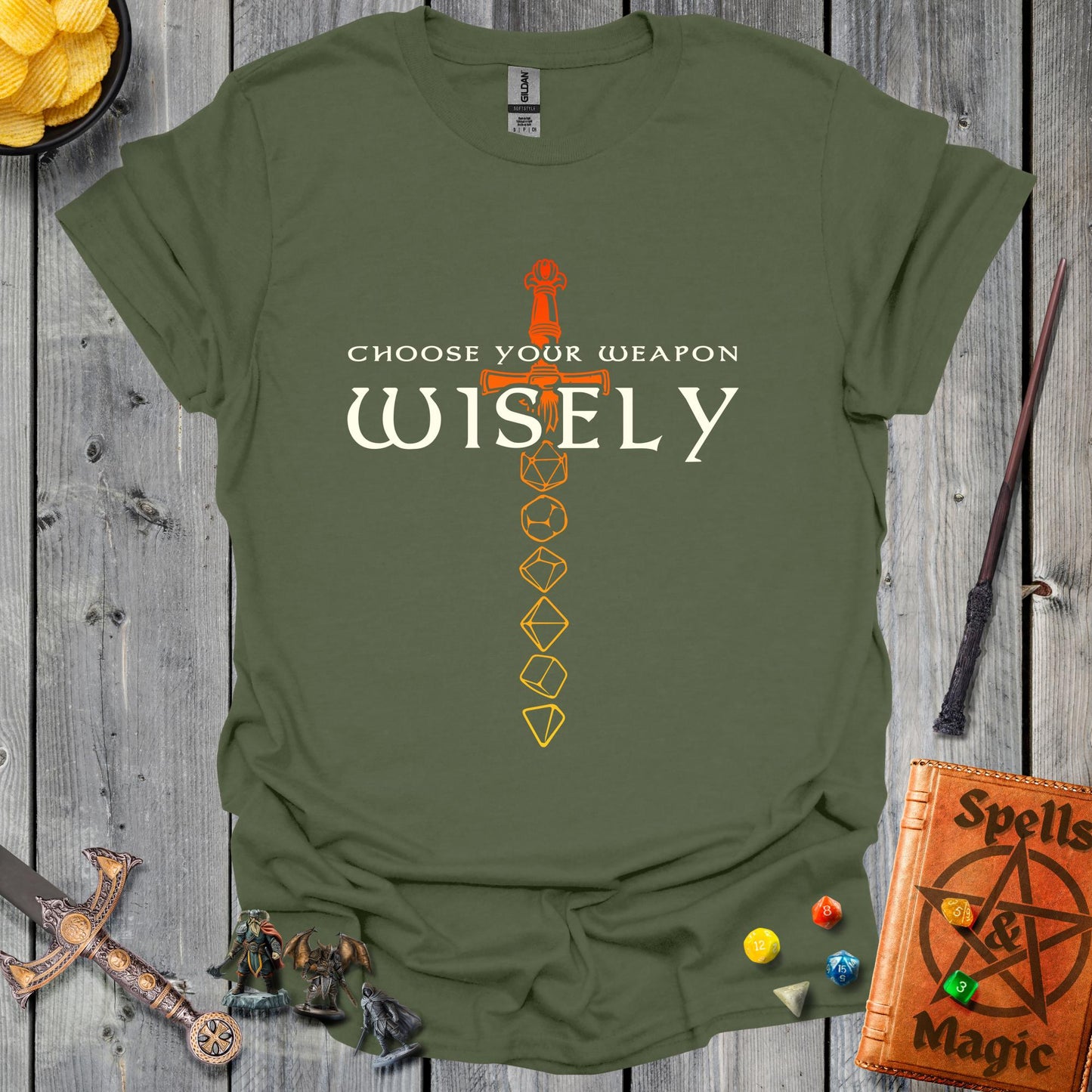 Choose your weapon wisely - MilitaryGreen