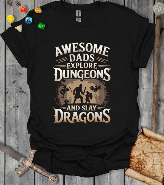 Awesome dads - T-shirt