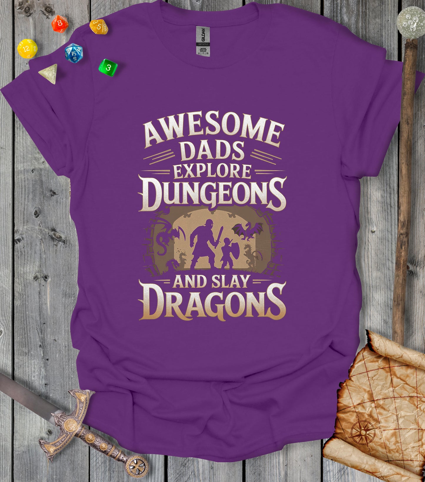 Awesome dads - T-shirt