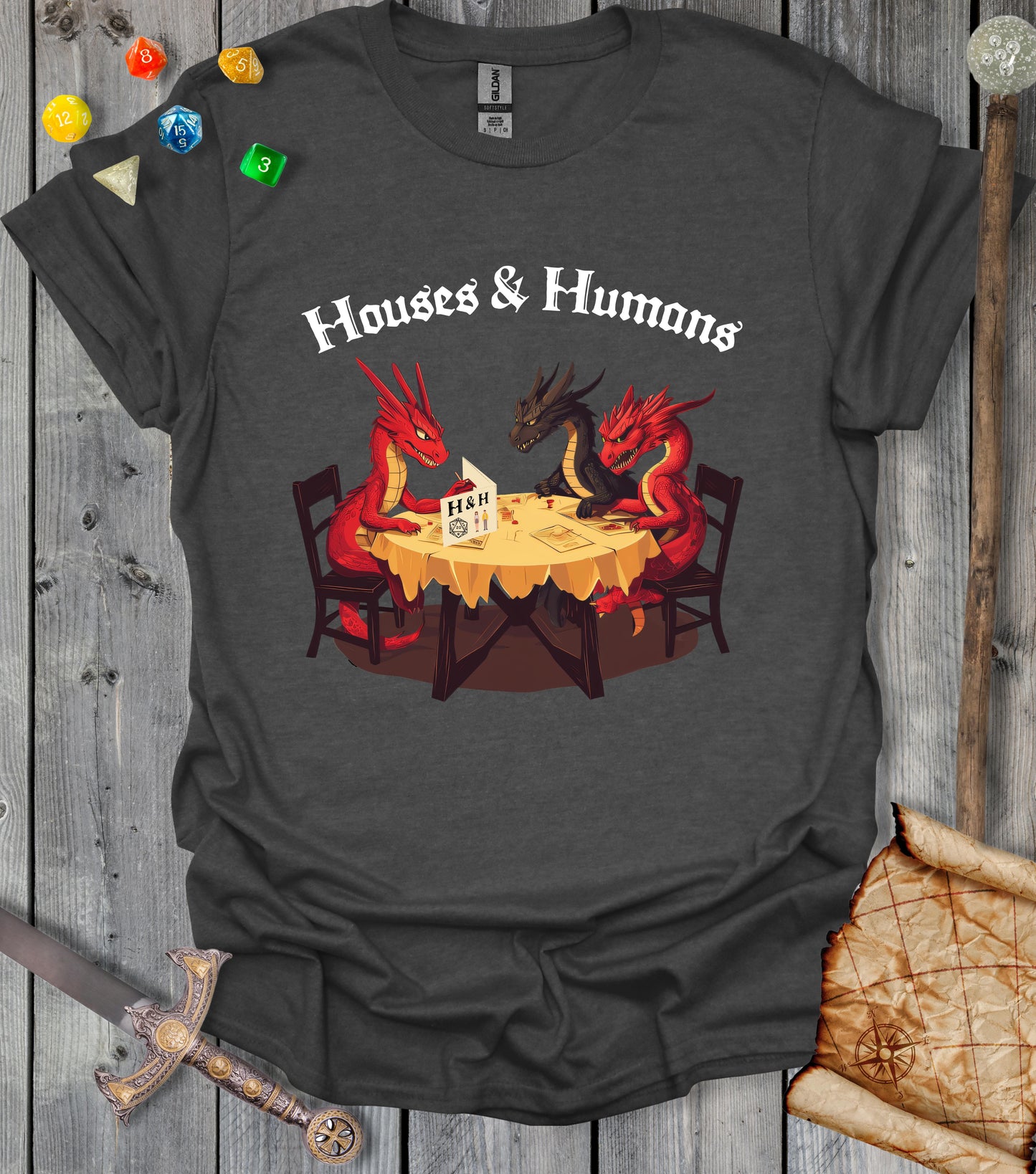 Houses and humans - T-shirt