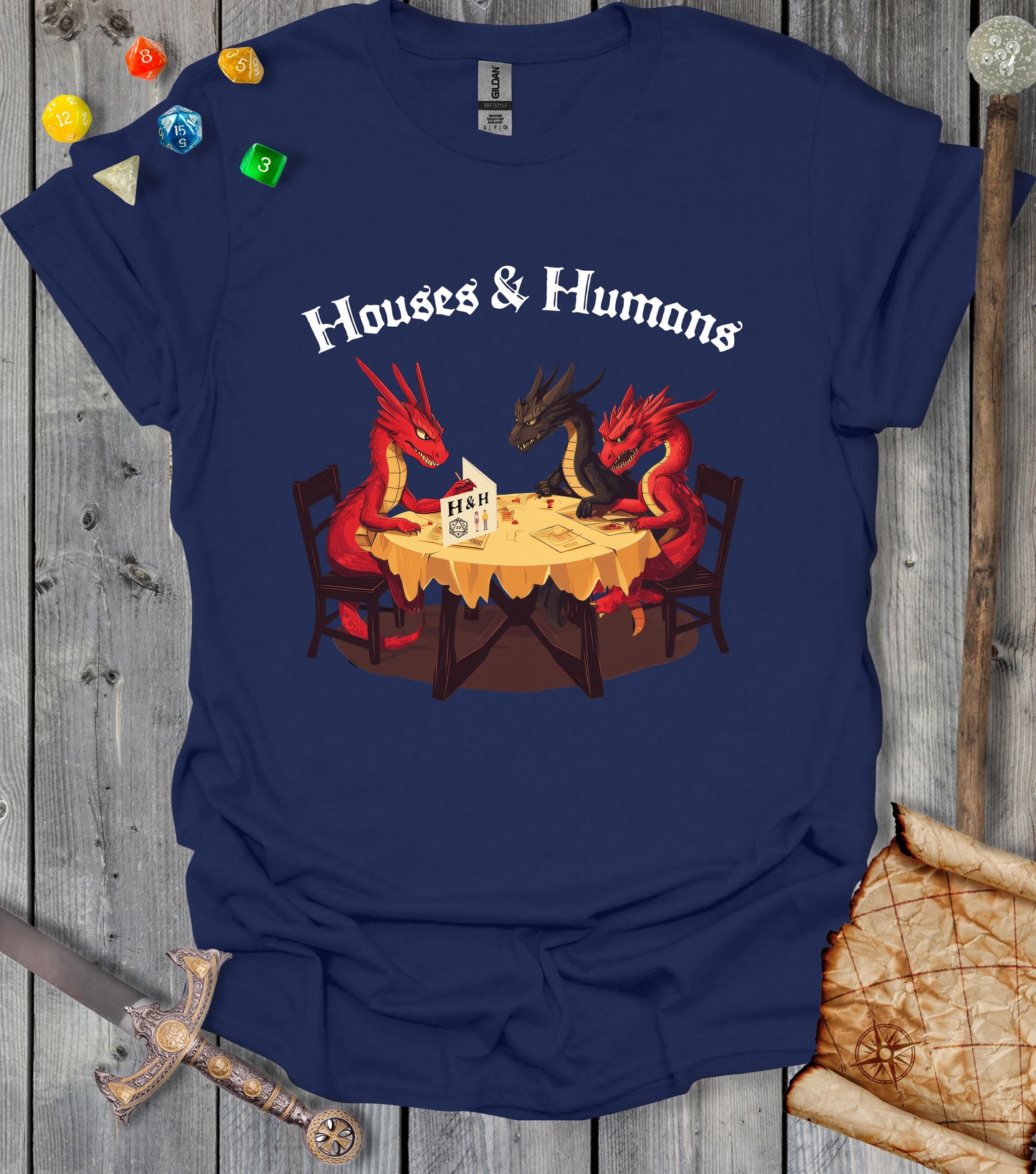 Houses and humans - T-shirt