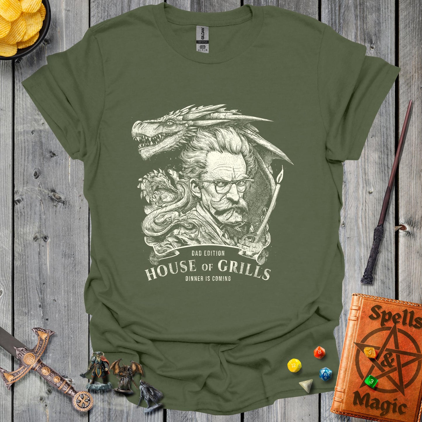 House of Grills - MilitaryGreen