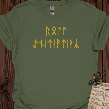 Roll Initiative (Runes) - MilitaryGreen