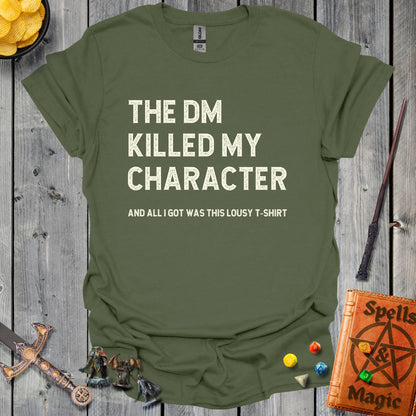 The DM killed my character - MilitaryGreen