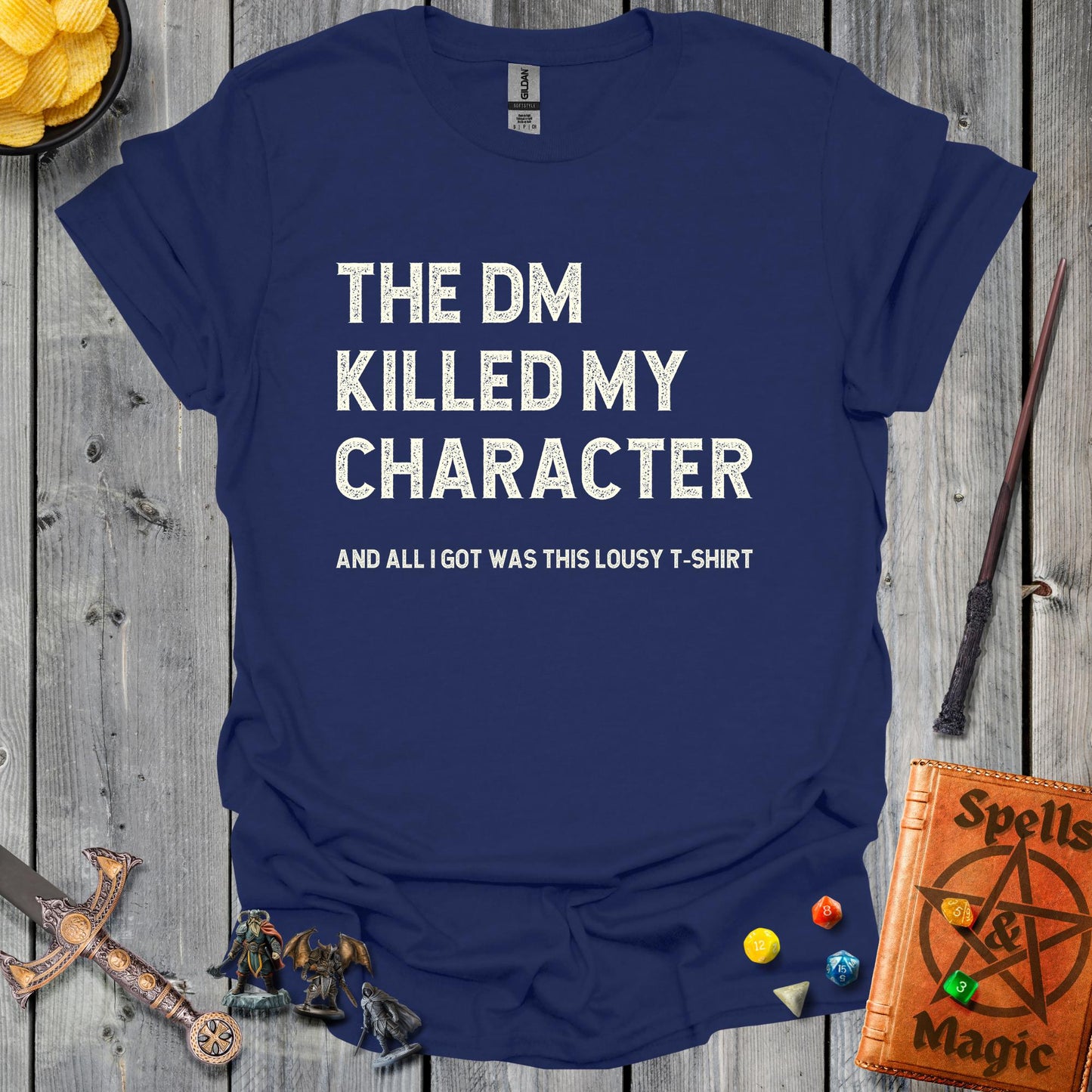 The DM killed my character - NavyBlue