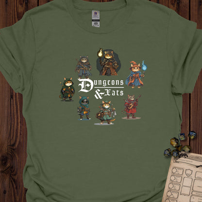 Dungeons and cats - MilitaryGreen
