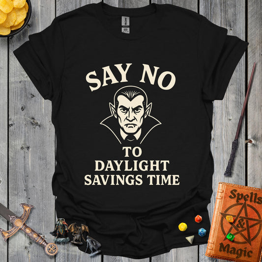 Say No to Daylight Savings Time - Black