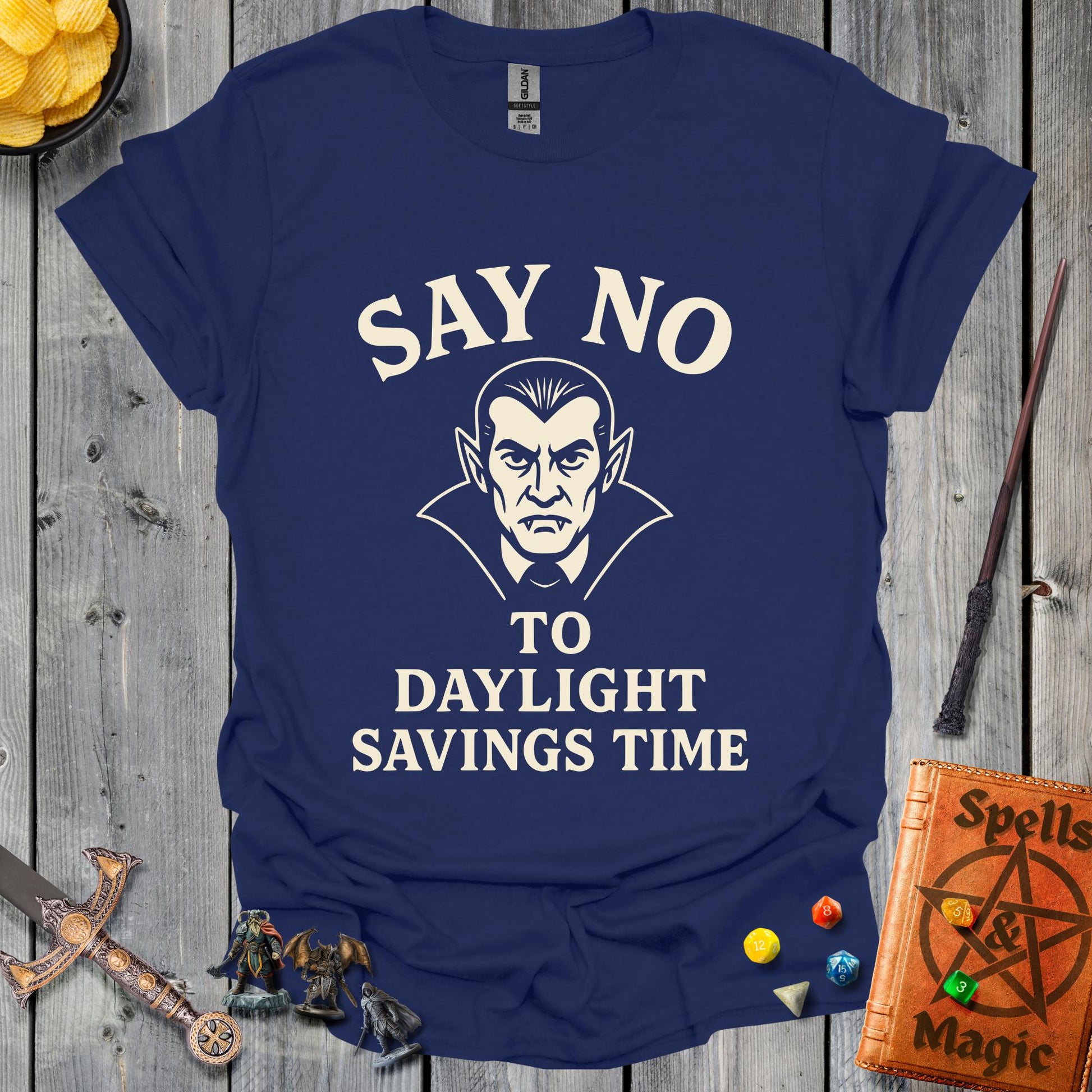 Say No to Daylight Savings Time - NavyBlue