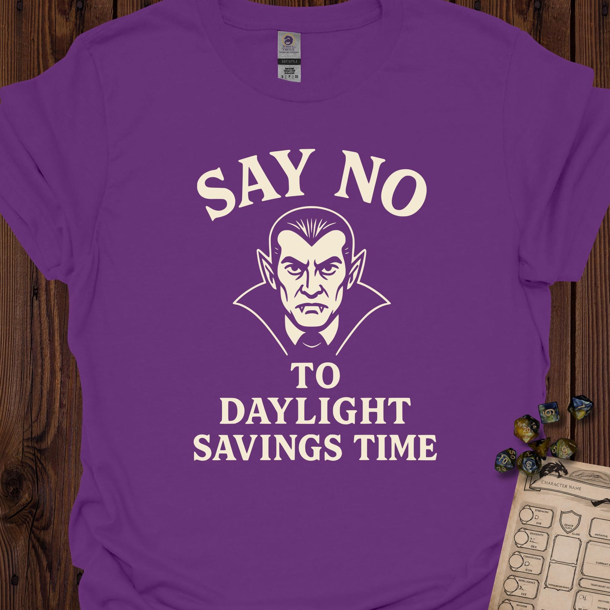 Say No to Daylight Savings Time - Purple